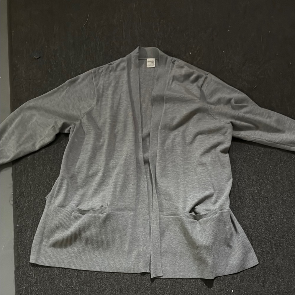 Terra & Sky Gray Cape Jacket